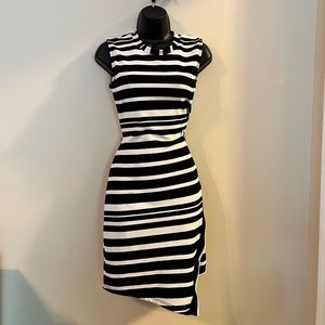 Black & White Striped Dress